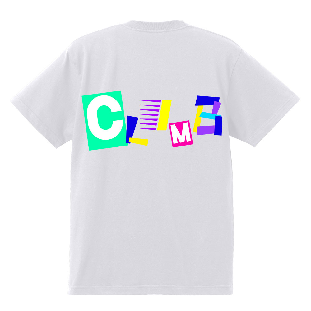 バラバラCLIMBTシャツ 白 – N.YOLO